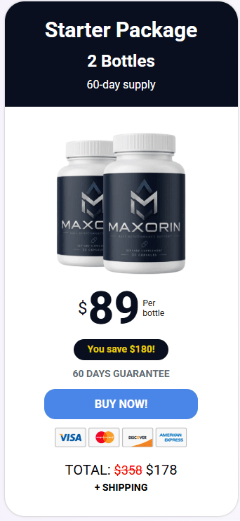 maxorin 2 bottles price