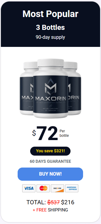 maxorin 3 bottles price